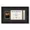 ArtToFrames 8x10 inch Diploma Frame with 4x6 Inch Image Opening and Tassel Opening - Framed with Black and Gold Mats, Comes with Regular Acrylic and Sawtooth Hanger for Wall Hanging (DIT-8x10)